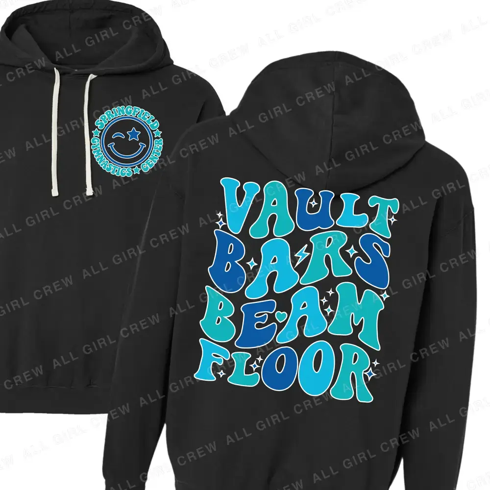 Vault Bars Beam Floor Hoodies