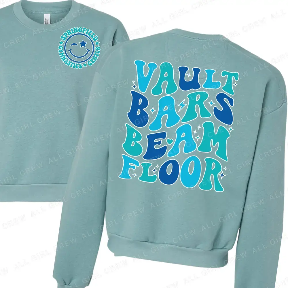 Vault Bars Beam Floor Puffy-sleeve crewneck