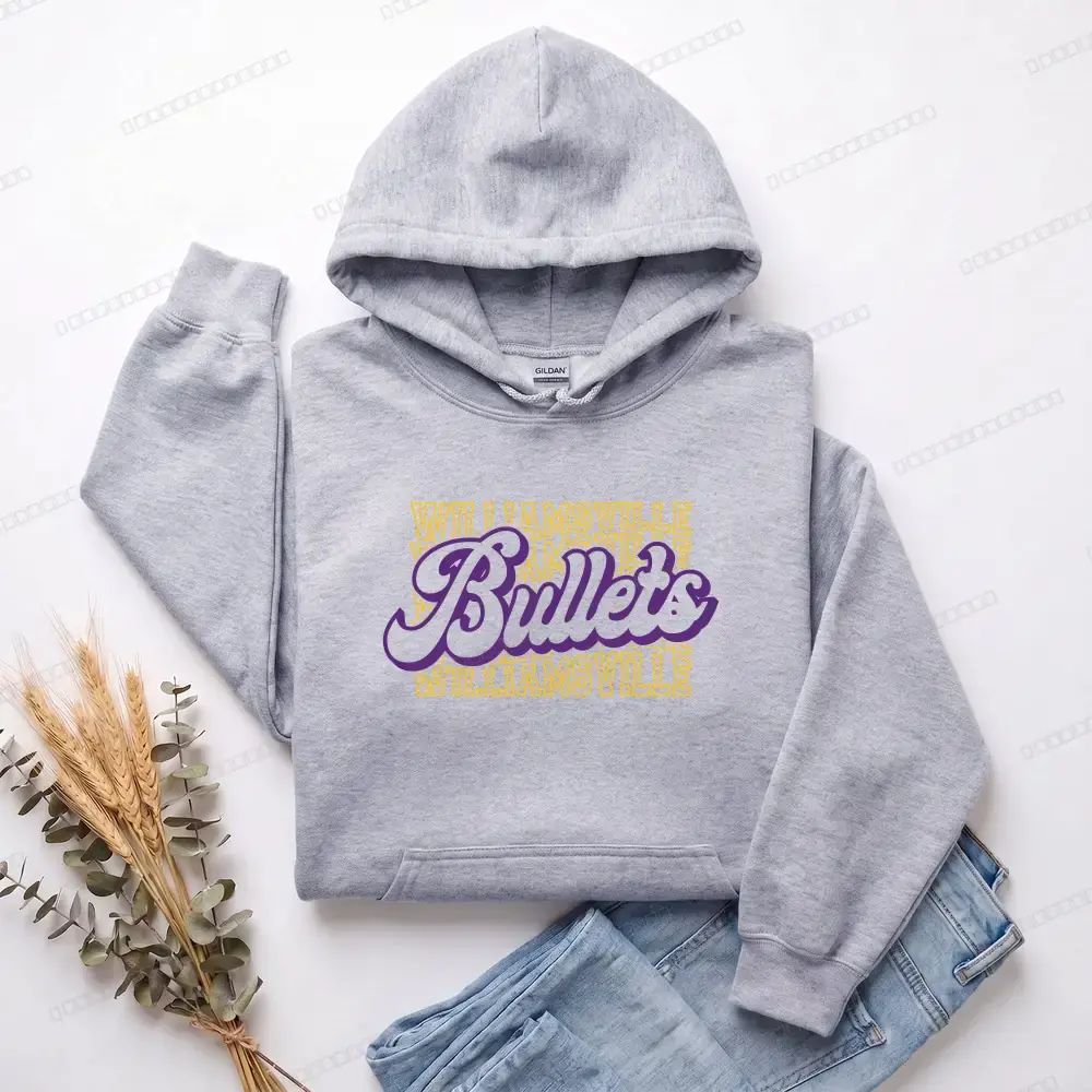 Bullets Script Williamsville on Sport Grey