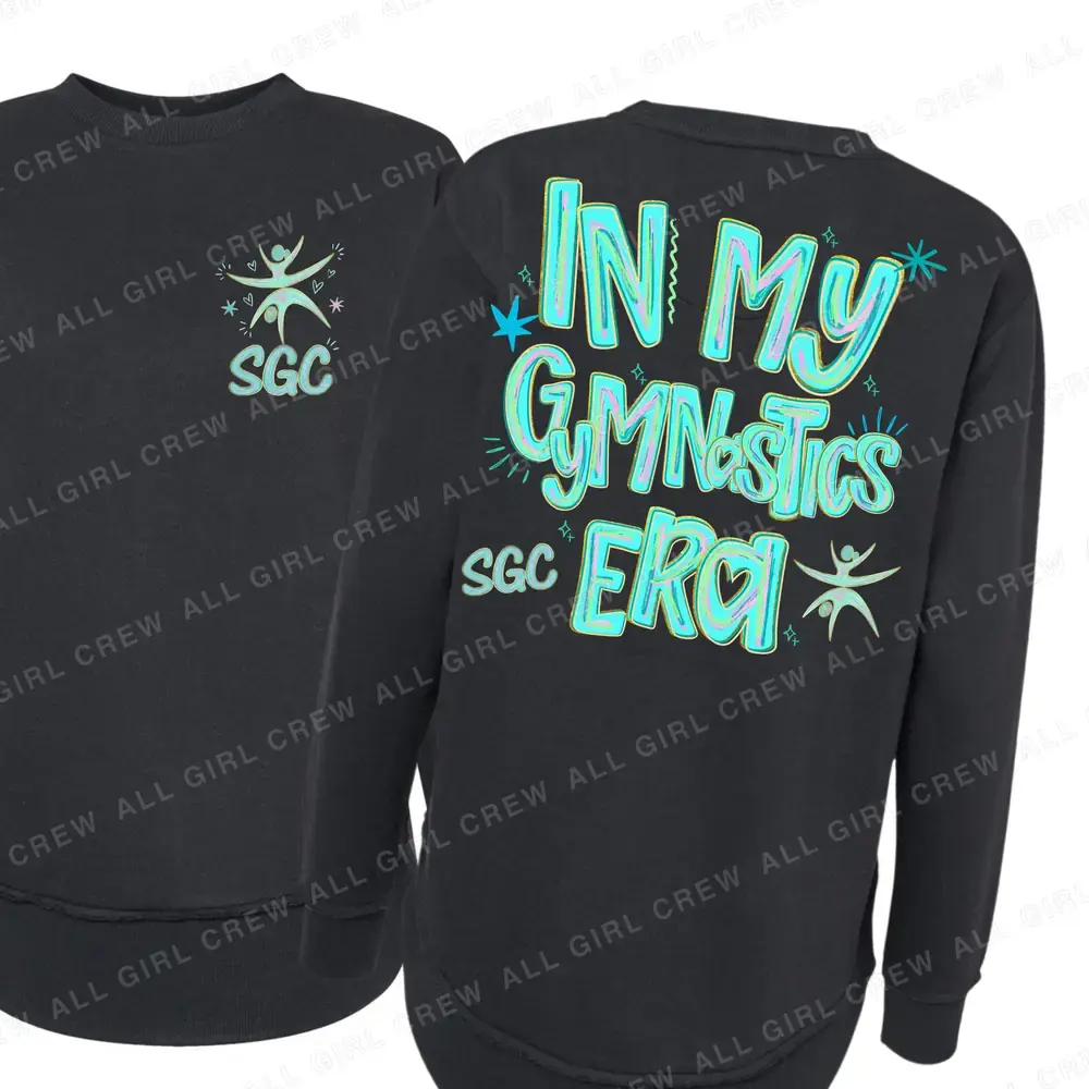 In My Gymnastics Era Weekend crewneck tunic