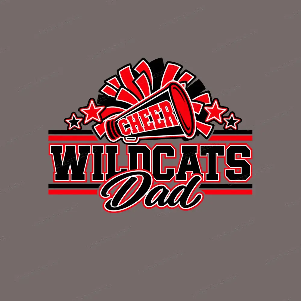 Wildcats Dad on Graphite Heather